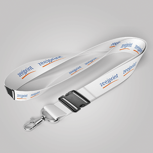 Lanyard - ID Card Strap White