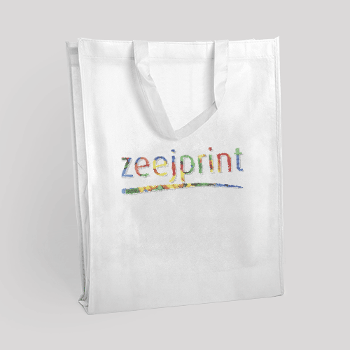 White Fabric Bag A4 - Digital