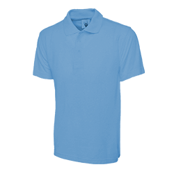 Polo Shirt Light Blue Large