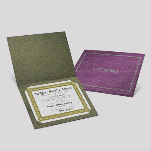 Certificates Jackets Premium Material -Digital