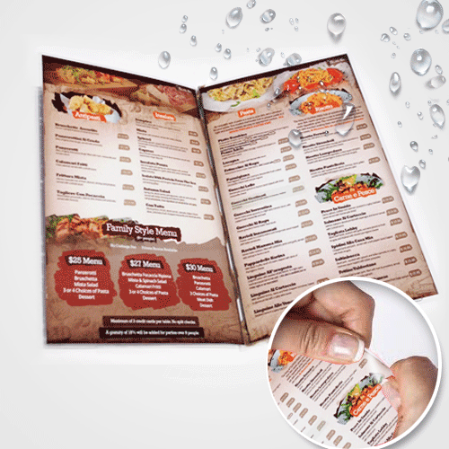 Menu Premium Material - Digital