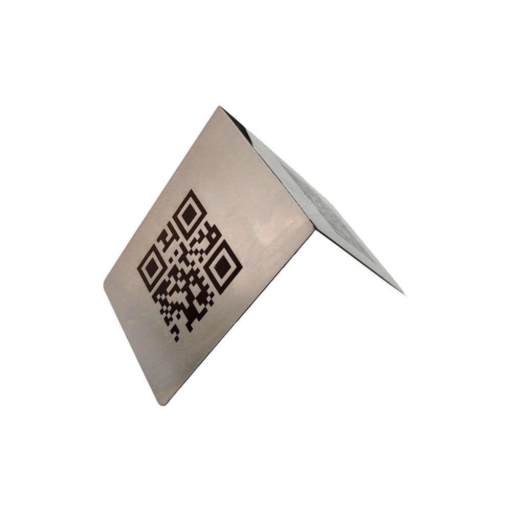 QR Code on Steel Plate