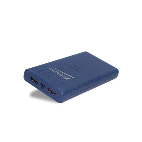 Atlantis Wireless Power Bank 10000mAh Material: ABS+PU Blue