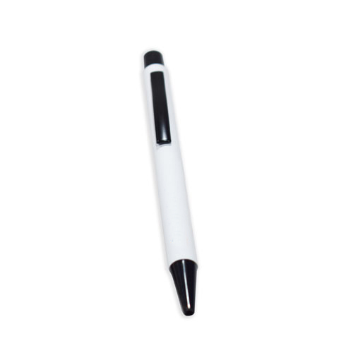 Soft Touch Metal Ball Pen White