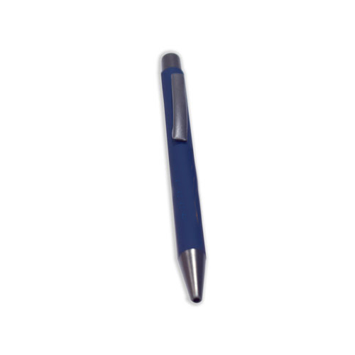 Soft Touch Metal Ball Pen Dark Blue