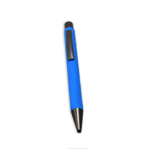 Soft Touch Metal Ball Pen Sky Blue