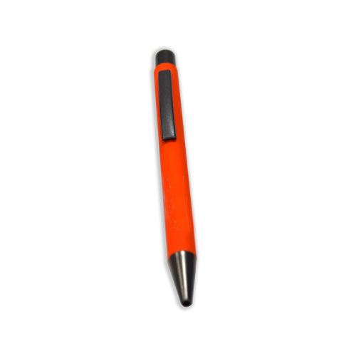 Soft Touch Metal Ball Pen orange