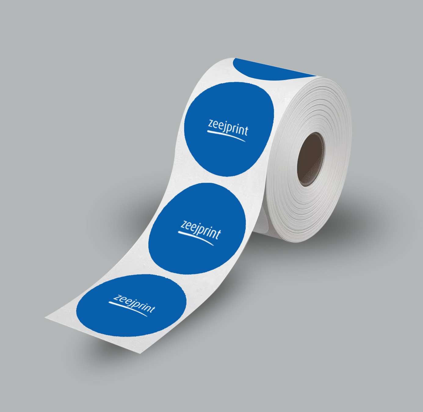 Round Sticker Semi Glossy Paper 1000 Labels/Roll