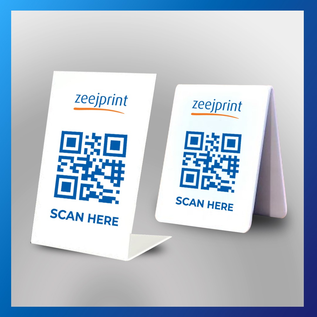 Acrylic QR Code Display Stand--